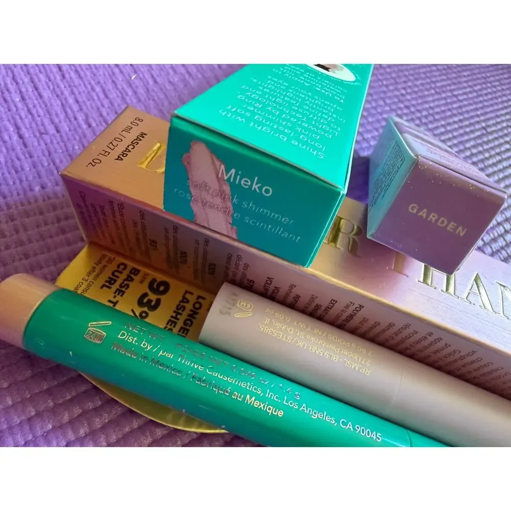 Makeup Lot Too Faced Mascara, Tower 28 eyeshadow, Thrive Causemetics NEW Bundle